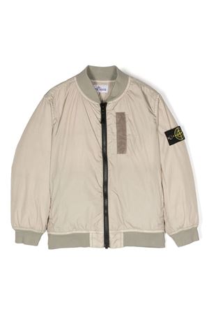 beige polyamide jacket STONE ISLAND KIDS | 791640323V0092